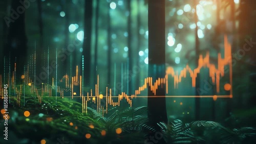 forest investment data visualization for sustainable green finance