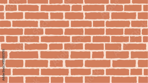 Brick wall background. Bricks wall abstract pattern background. Brick wall texture. Brick wall illustration.