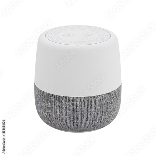 Smart Speaker on a Plain Surface With Modern Design