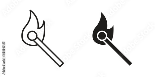 Matches icons set in multiple style collection