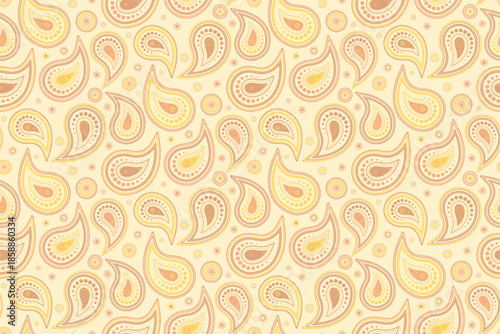 Rectangle arabic by leaf paisley. Delicate decorative on simple fashionable. Swatch doodle at botany minimal.