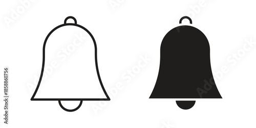 Notification icons set in multiple style collection