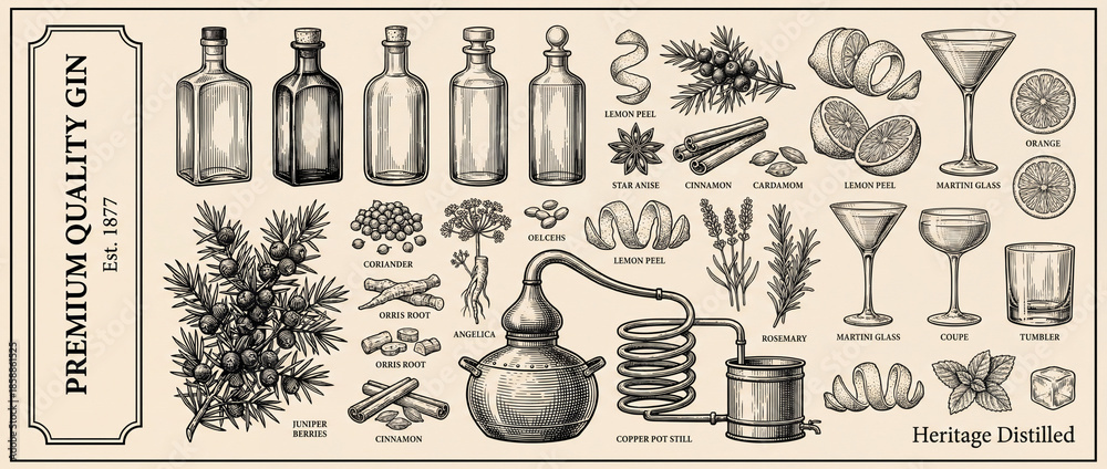 custom made wallpaper toronto digitalExplore the exquisite collection of engraved heritage gin, showcasing premium quality ingredients and elegant design elements