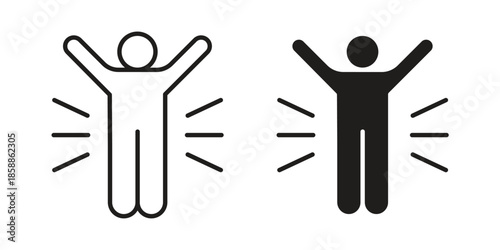 Success icons set in multiple style collection