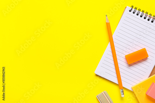 Different school stationery...