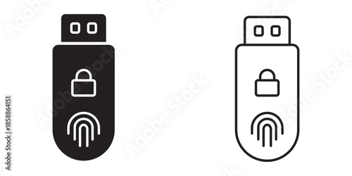 Usb icon vector. Flash disk sign and symbol. flash drive sign.