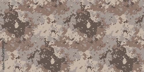Abstract desert camouflage pattern.  Versatile digital print ideal for backgrounds, textiles, or militarythemed designs.