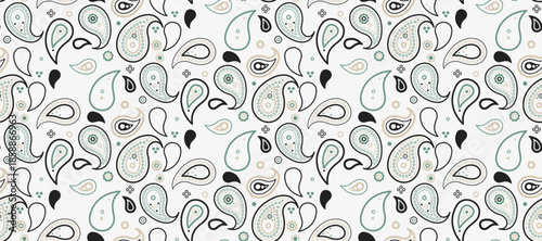 Flourish colours to art paisley. Creativity image in vitality stroke. Flat east with pastel canvas.