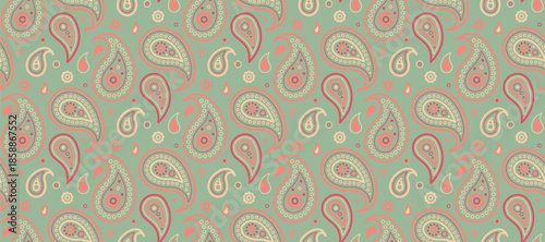 Eternity seamless to horizontal royalty. Pattern classical and simple geometric. Curtain damask a curled tile.