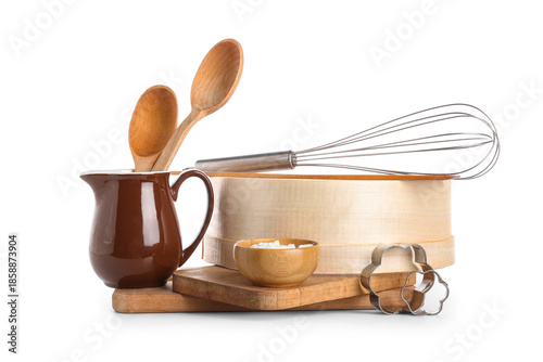 Set of baking utensils and ...