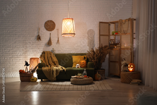 Interior of living room dec...