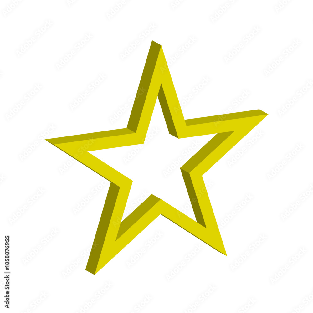 Obraz premium Star icon design template