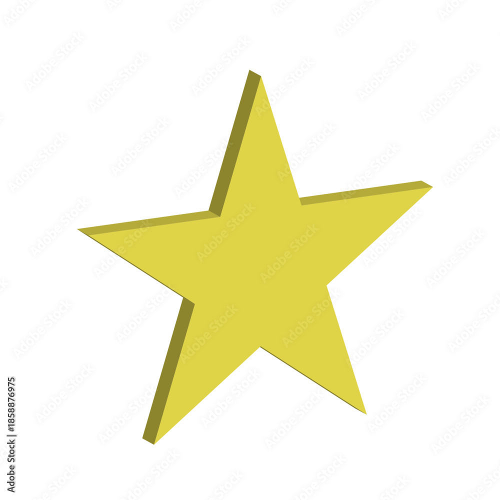 Obraz premium Star icon design template