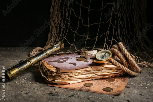 Composition with golden vin...