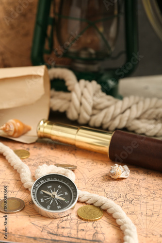 Compass, rope, spyglass and...