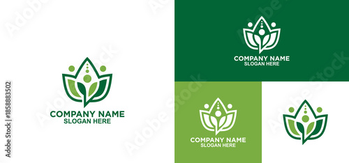 Green Leaf Logo Design