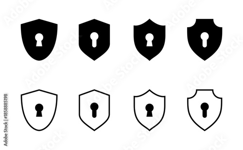 Security icon vector. protection sign and symbol. privacy. vpn
