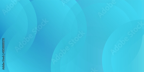 Abstract blue gradient background featuring soft overlapping curved shapes and smooth transitions. The modern and minimal design creates a clean,