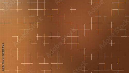 Abstract Coffee Brown Grid Line Background with Minimal Modern Geometric Pattern Design
