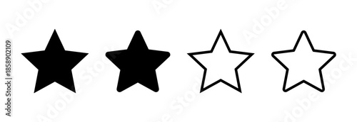 Star Icon vector illustration. rating sign and symbol. favourite star icon