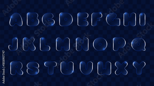 Glassmorphism Design Transparent Glass UI Trend. Element showcasing clarity shiny effect and blur Ideal for web design marketing and digital interfaces. Vector illustration.