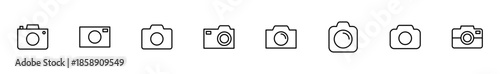Camera Icon vector isolated on white background. Camera symbol. Camera vector icon