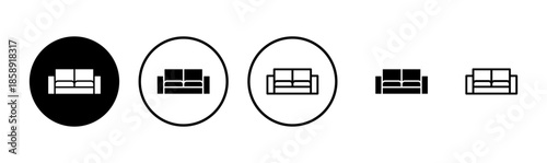Sofa icon logo design. sofa sign and symbol. furniture icon