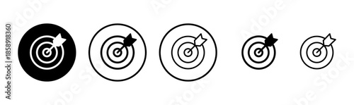 Target icon logo design. goal icon vector. target marketing sign and symbol