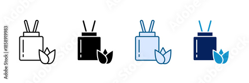 Aromatherapy Icon Set Multiple Style Collection