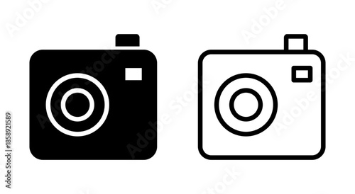 Camera icon symbol for apps and websites. photo camera sign and symbol. photography icon.