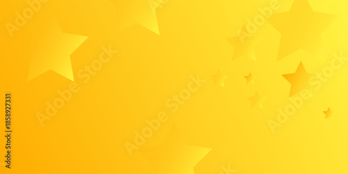 Gradient yellow star background vector design in eps 10