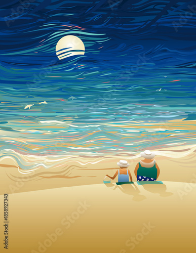 Vacation Family Beach Trip Mothers Day