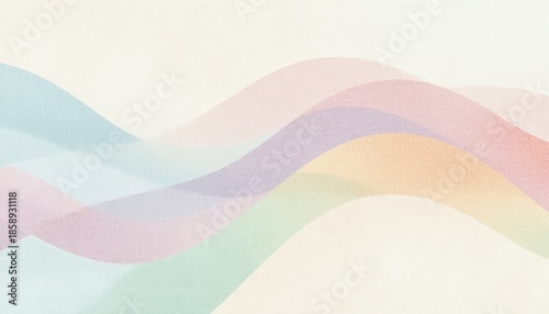 Soft Pastel Waves Abstract Background for Peaceful Events, Serene Presentations, and Tranquil Designs