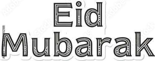 Eid Mubarak Celebration A Festive Greeting of Joy and Blessings for the Muslim Holiday