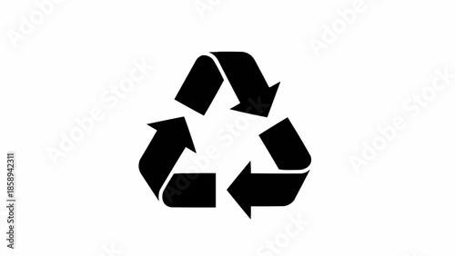 Recycling Symbol - A Universal Sign for Environmental Responsibility and Sustainability.