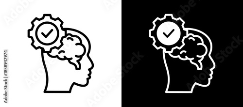 Skill Development whiteblack icon