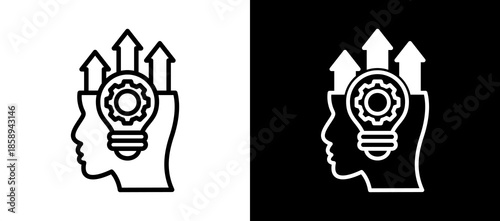 Upskill Workshop whiteblack icon