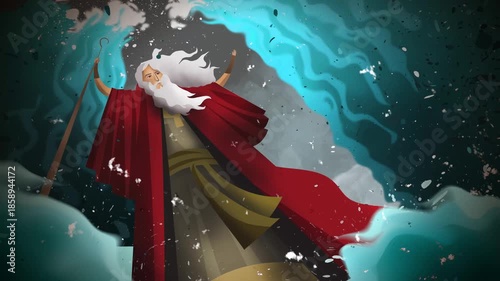 exodus moses parting the red sea