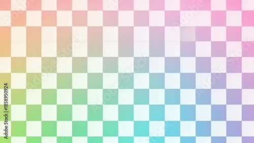 Colorful gradient checkerboard pattern background