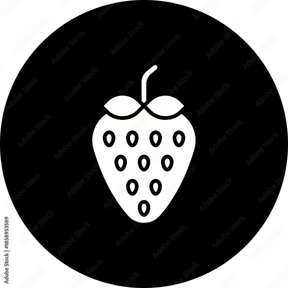 Fototapeta premium Strawberry Icon