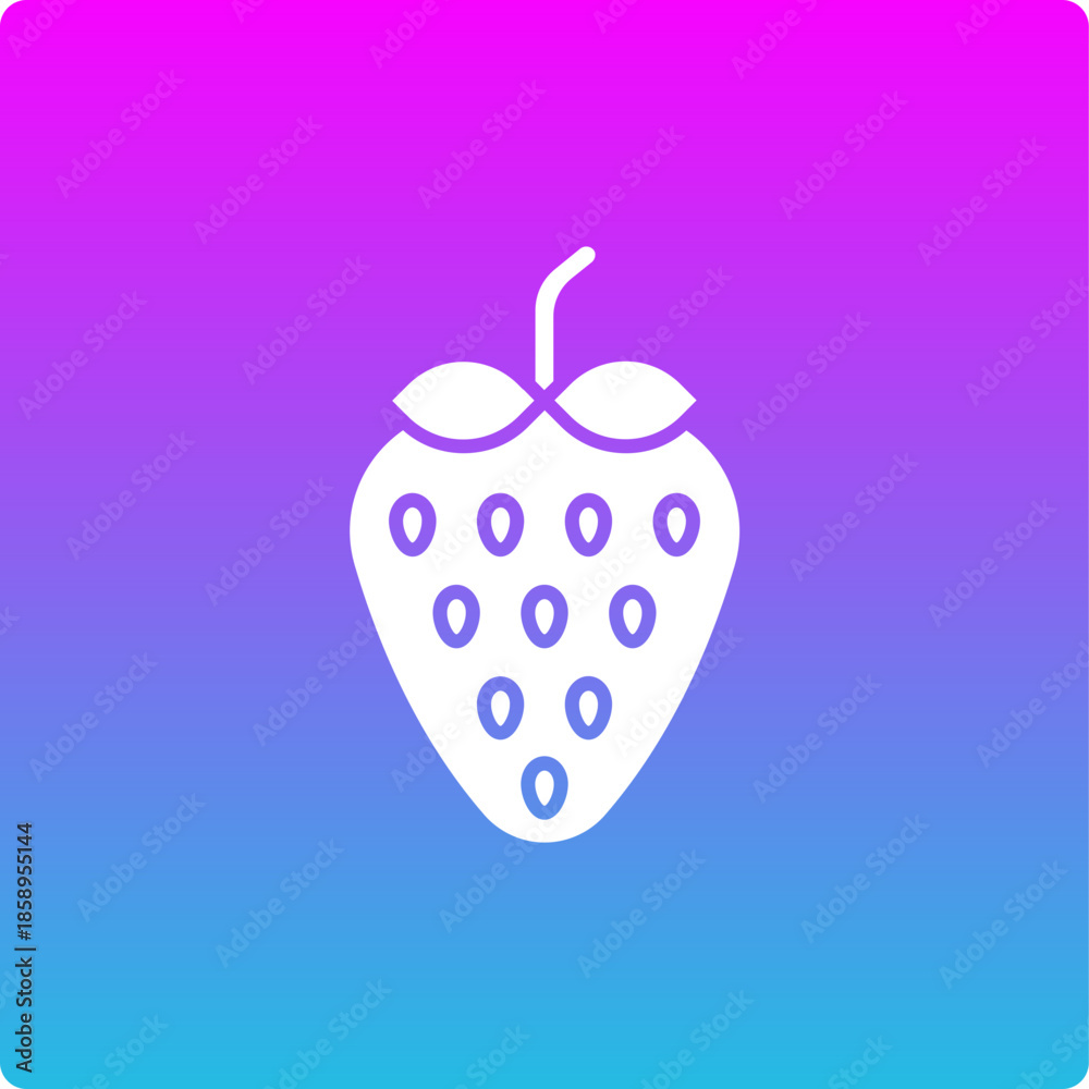 Fototapeta premium Strawberry Icon