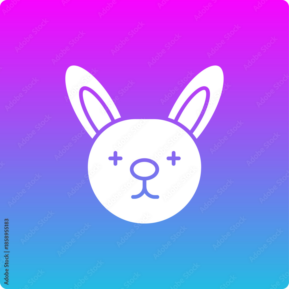 Fototapeta premium Rabbit Icon