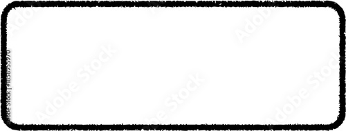 Hand Drawn Stippled Rectangular Border Design for Text or Photo Placement on White Background