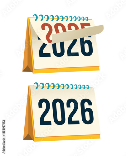 happy new year 2026 festive number design, editable content