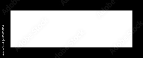 Solid Bold Black Rectangular Frame Border for Strong Visual Focus in Design Layouts