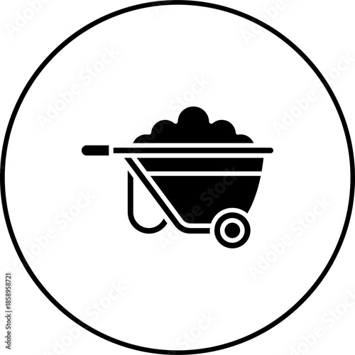 Wheelbarrow Icon