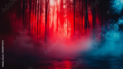 Unique wallpaper featuring an eerie, otherworldly atmosphere reminiscent of the series.