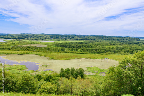 釧路湿原　塘路・サルルン展望台より
