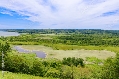 釧路湿原　塘路・サルルン展望台より
