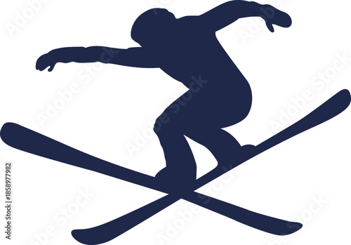 Snowboarding Ski Sport Silhouette Element